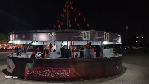 موکب فرهنگی کانون خوزستان در یادمان «شب‌های بین‌الحرمین» اهواز