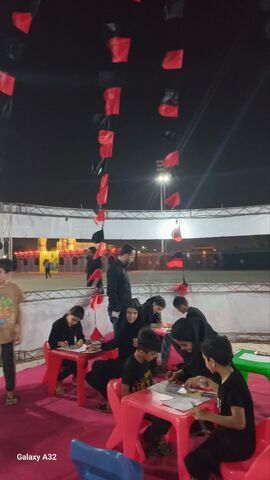 موکب فرهنگی کانون خوزستان در یادمان «شب‌های بین‌الحرمین» اهواز