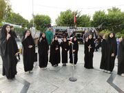 اجرای سرود " فریاد انتقام" توسط  اعضای نوجوان مرکز مریانج