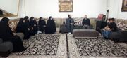 دیدار سرپرست کانون همدان با خانواده شهید امین کرمی