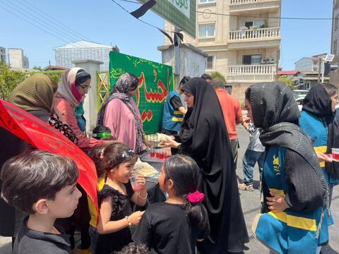 کانون پرورش فکری مازندران  در سوگ محرم