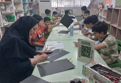 کانون پرورش فکری مازندران  در سوگ محرم