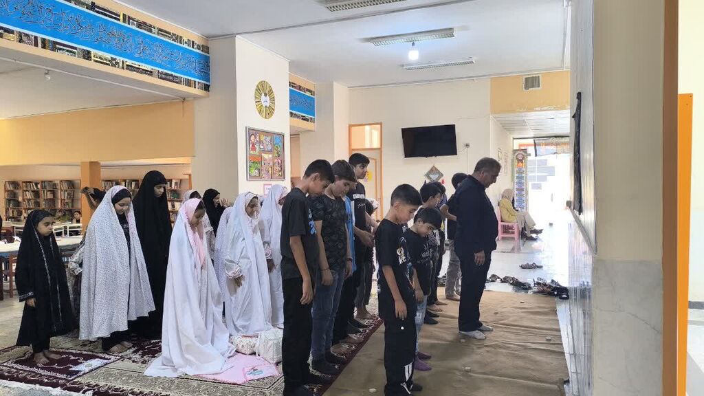 آیین بزرگداشت حضرت قاسم (ع) در مرکز شماره ۳ کرمانشاه