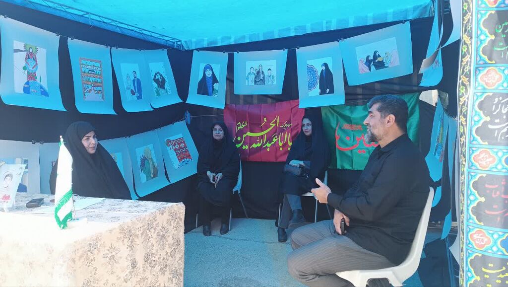 نمایشگاه امر به معروف و نهی ازمنکر کانون در مصلای شهر ایلام