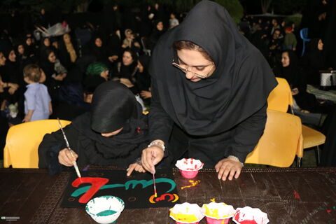 بزرگداشت شهدای کودک و نوجوان در ویژه‌برنامه پایانی دهه اول محرم در باغ جنت