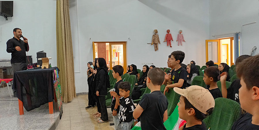 برگزاری مراسم عزاداری شهادت امام حسین(ع) در مرکز فرهنگی‌هنری کانون بیله‌سوار