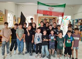 برگزاری مراسم یاد بود شهیده آیما زینلی توسط اعضای کانون تفرش