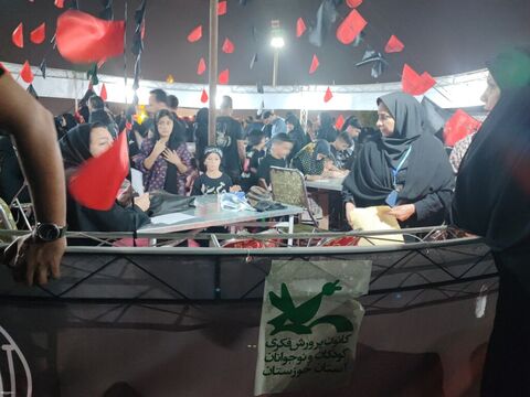 موکب «نوگلان حسینی» کانون پرورش فکری خوزستان