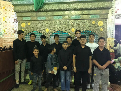 مراسم فرهنگی و معنوی مرکز شماره 4 کانون اردبیل در امامزاده سید صدرالدین اردبیل