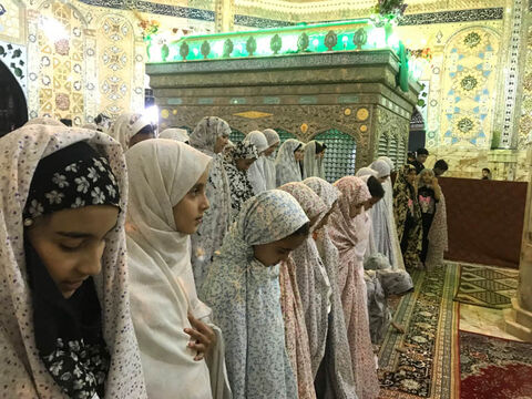 مراسم فرهنگی و معنوی مرکز شماره 4 کانون اردبیل در امامزاده سید صدرالدین اردبیل