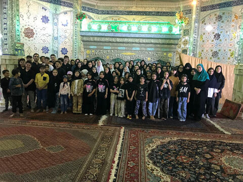 مراسم فرهنگی و معنوی مرکز شماره 4 کانون اردبیل در امامزاده سید صدرالدین اردبیل