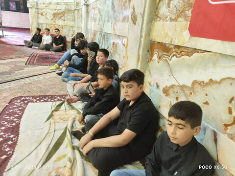 مراسم فرهنگی و معنوی مرکز شماره 4 کانون اردبیل در امامزاده سید صدرالدین اردبیل