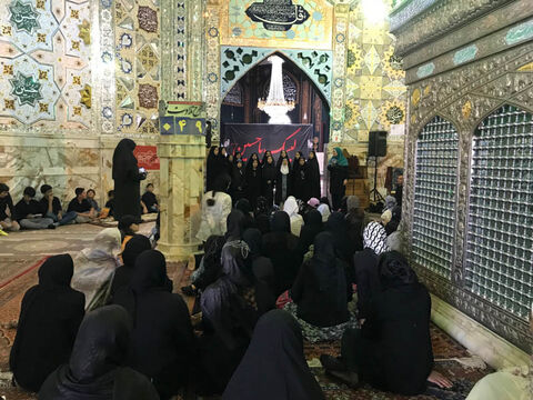 مراسم فرهنگی و معنوی مرکز شماره 4 کانون اردبیل در امامزاده سید صدرالدین اردبیل