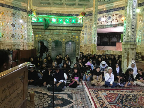 مراسم فرهنگی و معنوی مرکز شماره 4 کانون اردبیل در امامزاده سید صدرالدین اردبیل