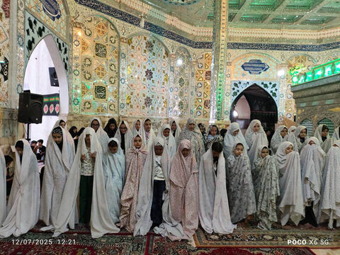 مراسم فرهنگی و معنوی مرکز شماره 4 کانون اردبیل در امامزاده سید صدرالدین اردبیل
