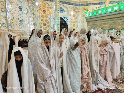 مراسم فرهنگی و معنوی مرکز شماره 4 کانون اردبیل در امامزاده سید صدرالدین اردبیل