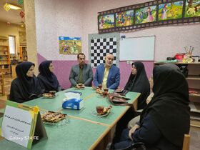 نشست هم‌اندیشی با مدیران مدارس شهرک امام در مرکز شماره ۲ گرگان