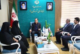 مدیرکل کانون استان یزد با سرپرست فرماندار دیدار کرد