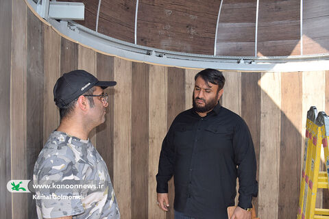 نصب گنبد رصدی  در مرکز علوم و نجوم کانون لرستان