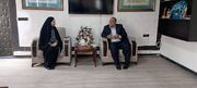 نشست سرپرست کانون کرمانشاه با مدیرکل فرهنگ و ارشاد اسلامی استان