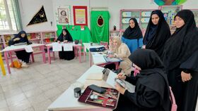 اعضا و مربیان کانون قم چهره‌ی شهدای جنگ را تصویرسازی کردند