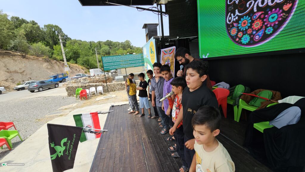 سفر به اندیشه های عاشورایی با تماشاخانه سیار در دهستان کریک