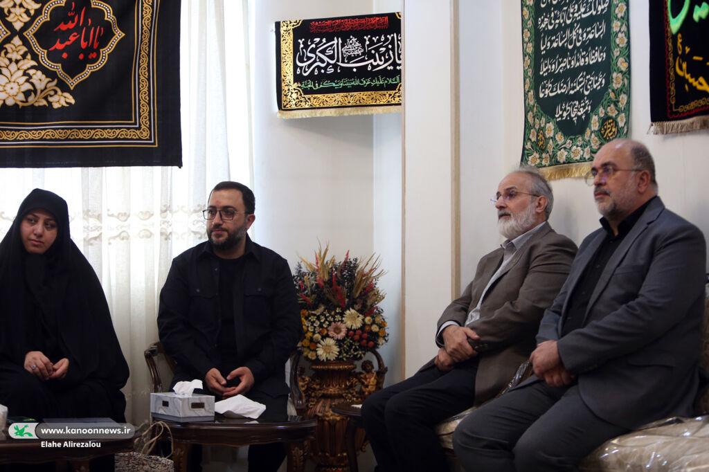 حضور مدیرعامل کانون در منزل شهید سه سالهی حملات رژیم صهیونیستی