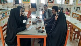 دیدار مربی مسئول کانون شهر زاویه با شهردار و اعضای شورای شهر زاویه
 