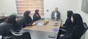 دیدار مدیر کل کانون پرورش فکری استان با فرماندار شهرستان سیریک
