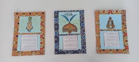 گزارش تصویری ساخت دست‌سازه‌های کودکان و نوجوانان استان اصفهان برای زائران اربعین حسینی
