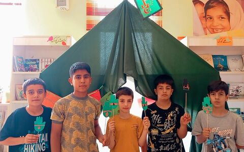 چند نما از برگزاری پویش خوبان؛ دست سازه‌های حسینی(ع) در مراکز فرهنگی و هنری کانون استان قزوین