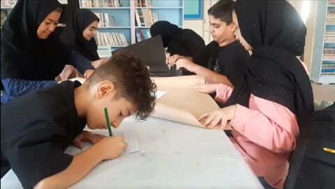 چند نما از برگزاری پویش خوبان؛ دست سازه‌های حسینی(ع) در مراکز فرهنگی و هنری کانون استان قزوین