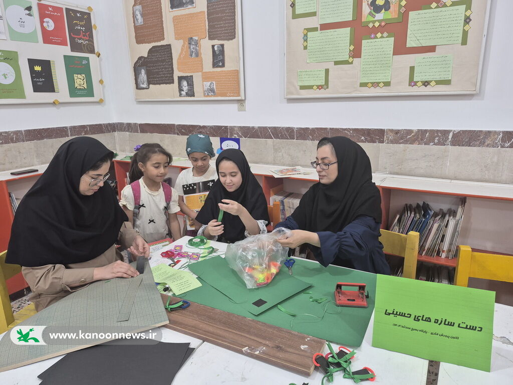 دست سازه های کودکان و نوجوانان بوشهری در راه اربعین حسینی