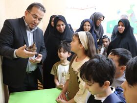 حضور گرم فرماندار گنبدکاووس در میان کودکان و نوجوانان کانون