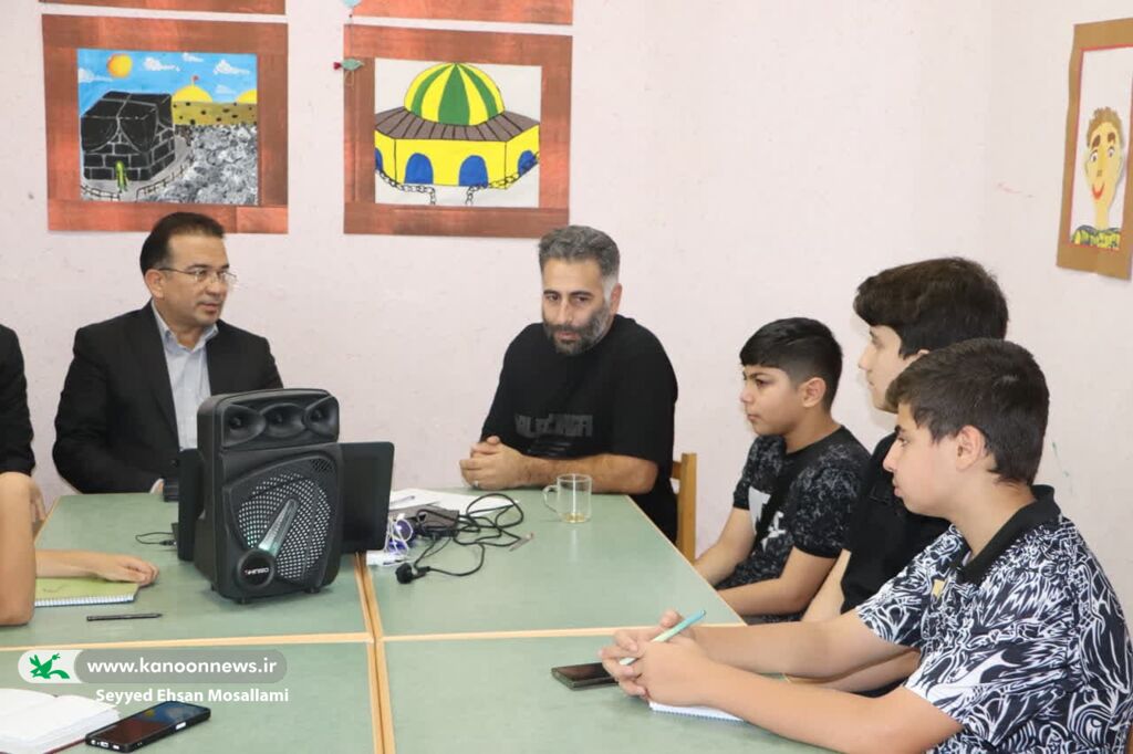 حضور گرم فرماندار گنبدکاووس در میان کودکان و نوجوانان کانون