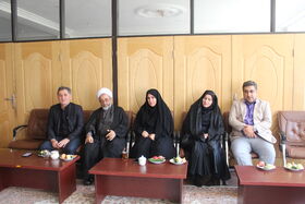 دیدار جمعی از مسئولان کانون پرورش فکری استان آذربایجان شرقی با امام جمعه  شهرستان ملکان