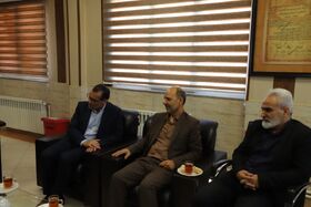 دیدار مدیرکل کانون و سرپرست اداره کل نوسازی، توسعه و تجهیز مدارس استان مرکزی