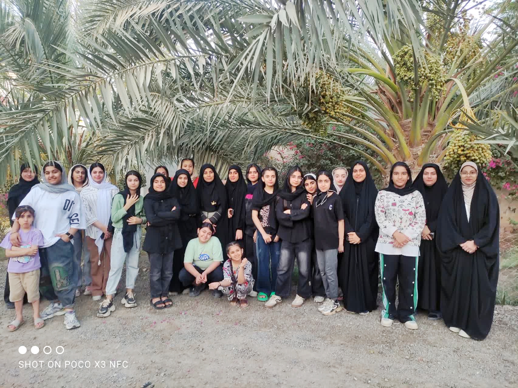 اردوی فرهنگی دختران نوجوان کانون هندیجان در دل روستای غرابی