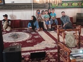 تابستان‌ با سینما کانون در روستای قمشه‌ کرمانشاه