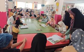 کانون پرورش فکری قاین میزبان کودکان و نوجوانان علاقه مند به کتاب و هنر