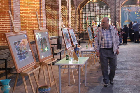 نمایشگاه آوای نقوش و کتیبه‌های کانون استان اردبیل