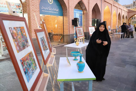 نمایشگاه آوای نقوش و کتیبه‌های کانون استان اردبیل