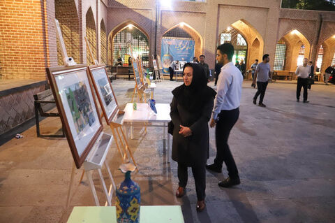 نمایشگاه آوای نقوش و کتیبه‌های کانون استان اردبیل