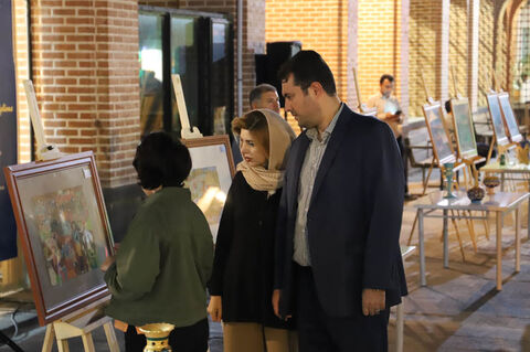 نمایشگاه آوای نقوش و کتیبه‌های کانون استان اردبیل