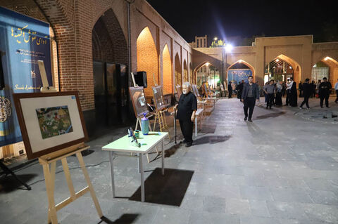 نمایشگاه آوای نقوش و کتیبه‌های کانون استان اردبیل