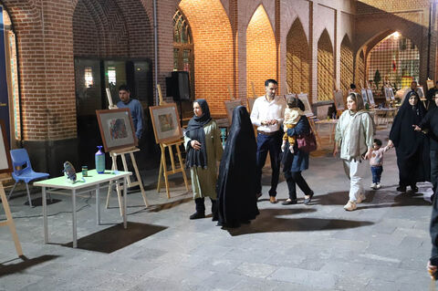 نمایشگاه آوای نقوش و کتیبه‌های کانون استان اردبیل