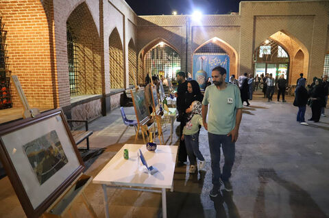 نمایشگاه آوای نقوش و کتیبه‌های کانون استان اردبیل