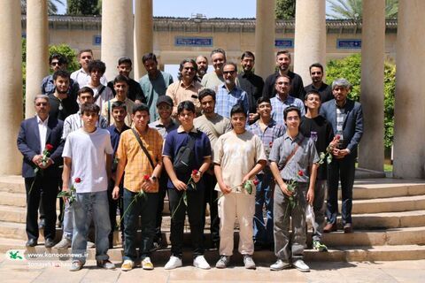 حضور عضو کانون استان قزوین در اردوی تخصصی باشگاه شعر قاف