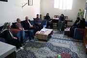 عیادت مدیرکل و کارشناسان کانون پرورش فکری کرمان از پیشکسوت کانون