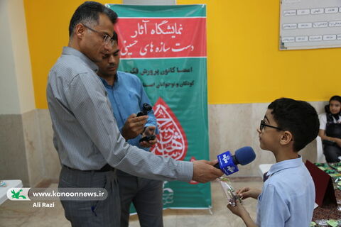 نمایشگاه دست سازه های حسینی اعضا و مربیان کانون استان بوشهر به روایت تصویر